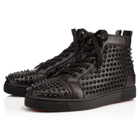 louis vuitton spiked sneakers|louboutin louis junior spikes.